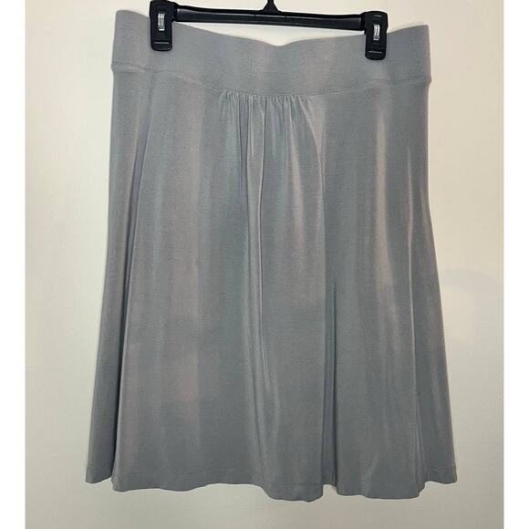 J. Crew gray jersey knit flowy Size Large - Picture 2 of 5